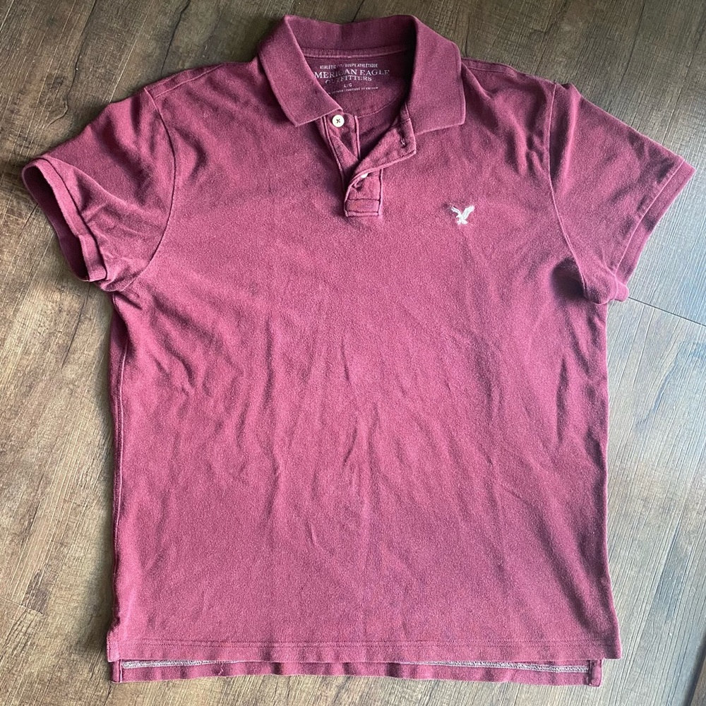 Maroon AE Polo shirt